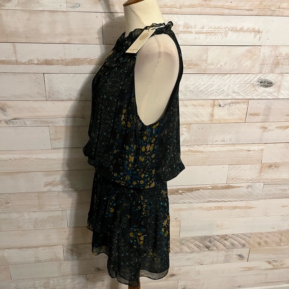 NWT Ramy brook Camilla silk mini dress size L - Picture 3 of 11